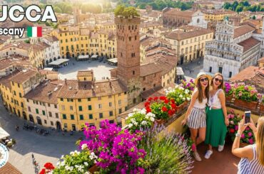 Lucca, Italy 🇮🇹 | Tuscany’s Medieval Charm in a Relaxing Walking Tour 4K Ultra HD