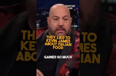 They lied to Kevin James about Italian food #storytime #kevinjames #italy #food