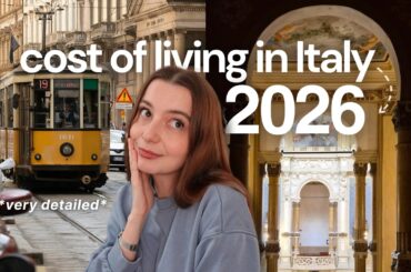 What I REALLY spend in a month living in Milan, Italy *as a 35-year old* 🇮🇹 (A detailed breakdown)