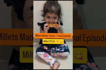 Millet Pizza 🍕 | Healthy Bajra Wheat Mini Pizza | Kids Friendly #ytshorts #telugushorts #viralshorts