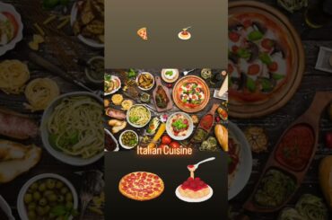 Italian Cuisine 🍕🍝