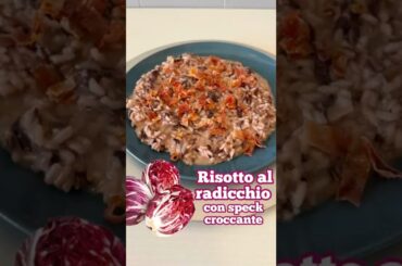 Risotto al radicchio con speck croccante - Ricetta.it  #ricette #ricetta #lunch