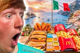 GINGE TRIES ITALIAN McDONALDS!