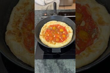 Pizza hecha 100% en sartén