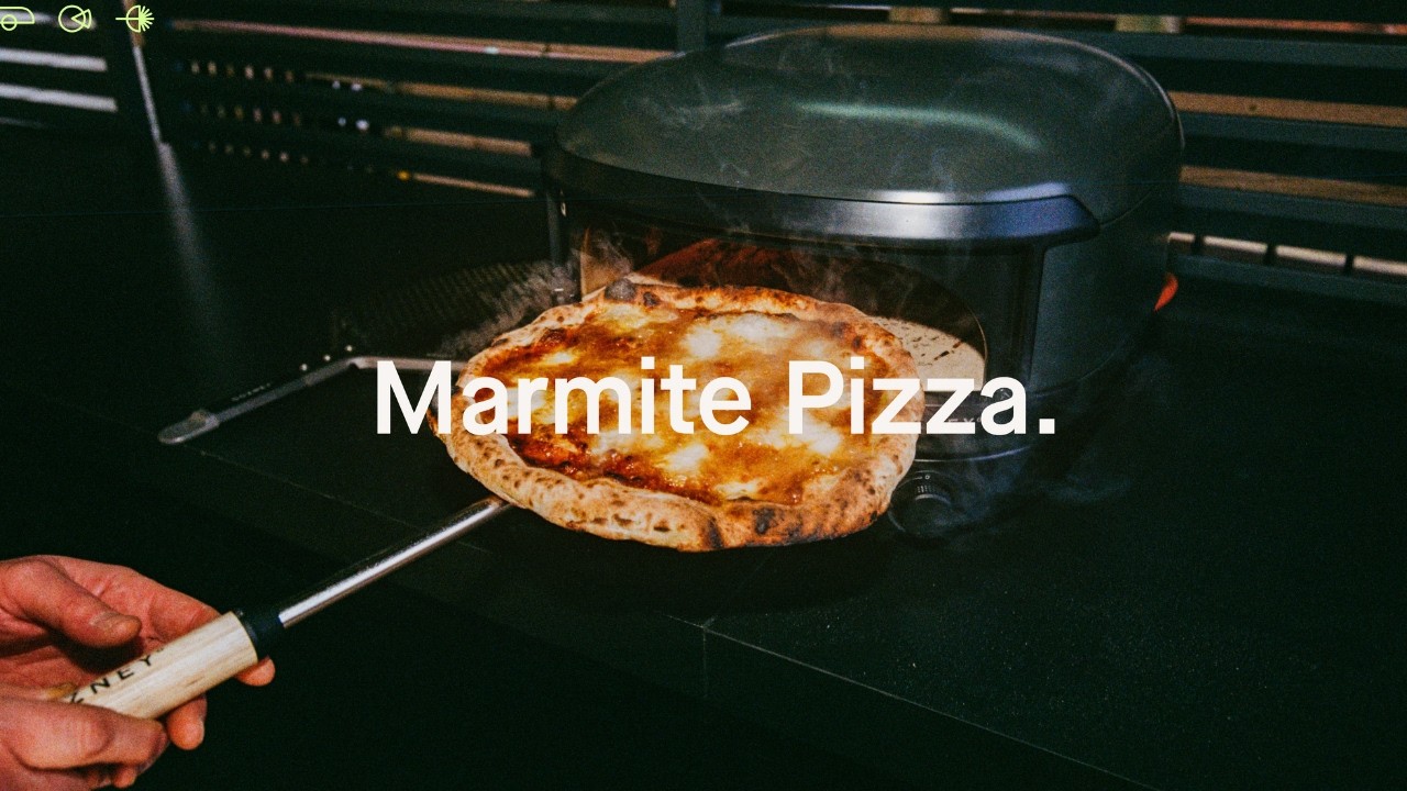 Tom Gozney Cooks Marmite & Hot Honey Pizza in Arc Lite Tom Gozney Cooks Marmite & Hot Honey Pizza in Arc Lite