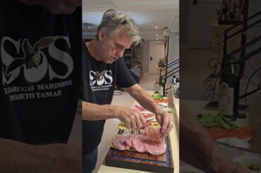 Sanduba com Focaccia!!