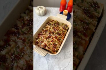 DUMPLING LASAGNA🔥 #dumpling #dumplings #lasagna #recipe #easyrecipe #mealprep #mealideas #lunch