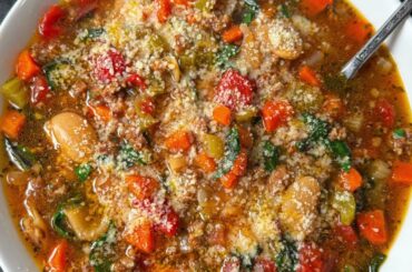 Instant Pot Italian Sausage Soup Recipe