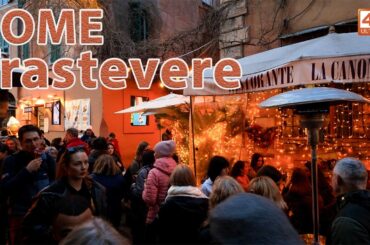 Rome, Italy 🇮🇹 | Walking in Trastevere, Roman Restaurants | Jan 31, 2026 | 4K