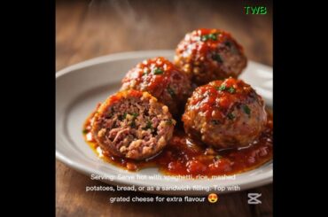 Meatball Lovers, Gather Here! 🧆🥂 #meatballs #italy #food #recipe #fyp #shorts #tasty
