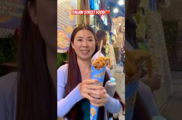 Italian Street Food:  A Cone Full Of Deep Fried Seafood! #seafood #italianfood  #naples #italy #food