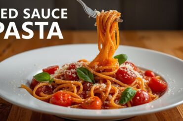 How to Make Red Sauce Pasta | Easy & Quick Italian Pasta Recipe at Home by The Flavor Nest