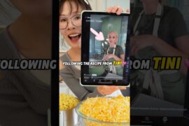 Trying the best Mac and cheese recipe from @t@tiniyounger