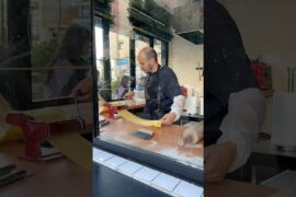 Mouthwatering Handmade Pasta in Tehran🍝| Italian Pasta, Right in Tehran 🇮🇹 #shorts #pasta #italy