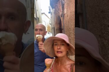 The Best Gelato Ever - Paulina Porizkova and Jeff in Italy