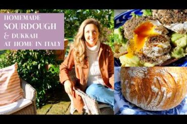 First Time Baking Sourdough & Delicious Homemade Dukkah in Our Farmhouse in Italy