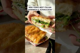 NY’s best Italian sandwich & schiacciata? 🇮🇹 #shorts #foodies #italianfood #foodreview