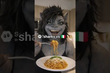 sharks vs 🇮🇹  #italy @Lionfield #ai #food #foodies #pastalovers #pasta  @gordonramsay