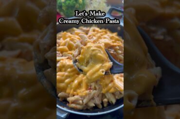 Creamy Cheesy Chicken Pasta 😋🥰 #food #yescanicook #ramadanrecipes #recipe #shorts #pasta