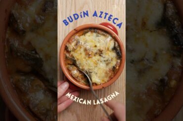 Budín azteca aka Mexican Lasagna! Your new favourite comfort food 👀🇲🇽 #mexican #mexicanfood