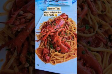 Italy, has the best pasta. #destination #foodie #italy #sanitytips #selflove #fypシ゚viral #travelvlog