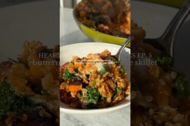 Butternut Squash and Sausage Skillet - RECIPE IN DESCRIPTION