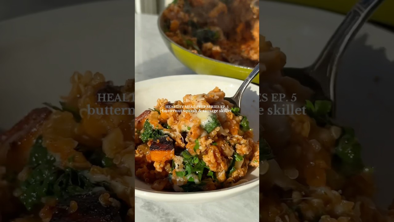 Butternut Squash and Sausage Skillet – RECIPE IN DESCRIPTION Butternut Squash and Sausage Skillet - RECIPE IN DESCRIPTION