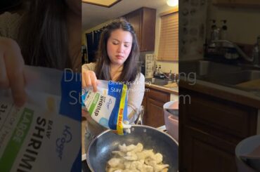 Shrimp linguine pasta 🍤🩷 #dinner #dinnerformyfamily #ayomadelyn #cooking #momlife
