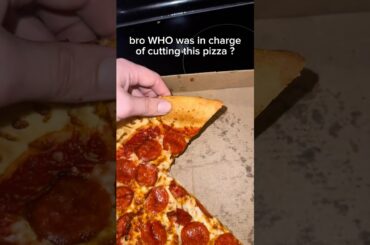 This Pizza Was Cut With Pure Anger 😭