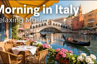 Italy Morning Music 🌊 Dreamy Mediterranean Coastal Vibes for Romantic Relaxation