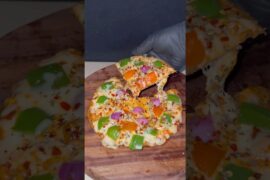 Roti pizza😍recipe| instant pizza recipe  #viralvideo #shorts #asmr