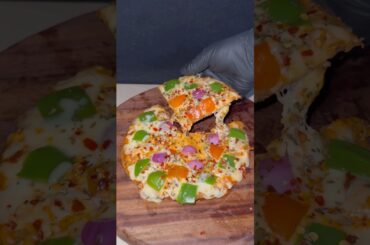 Roti pizza😍recipe| instant pizza recipe  #viralvideo #shorts #asmr