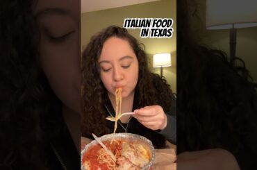 Trying Italian Food in Texas! #trending #food #travel #texas #italian