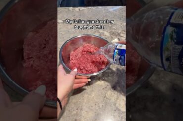 Your ITALIAN GRANDMOTHER taught you THIS?