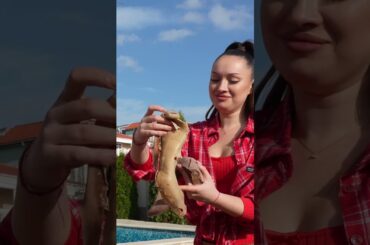 Slicing a Whole Jamón Leg for a Giant Pizza | Ultimate Meat Feast#garden  #asmr #cooking #food