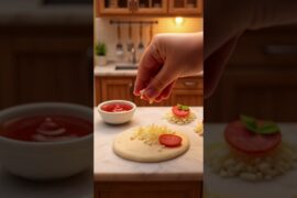 The World’s Smallest Pizza! 🍕 Mini Italian Cooking