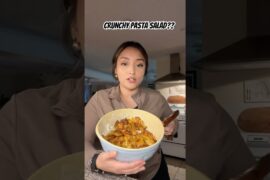 Air fried pasta noodles?? 👀 #foodie #dinnerideas #foodshorts