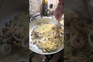 Sundaynight #dinner #cooking #italian #seafood #pasta #family #home #nyc #sundaydinner #sundaysupper