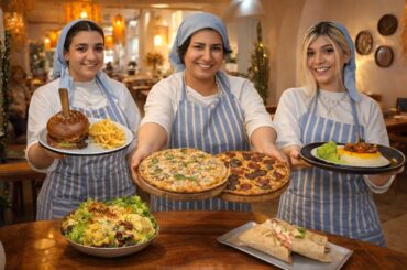 Beautiful Iranian Girls Making Incredible Italian Food | Inside a Tehran Restaurant