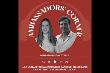 Ep. 2620 Lisa Lazzaretto interviews Tancredi Biondi Santi of Castello di Montepò in Maremma, Tusc...