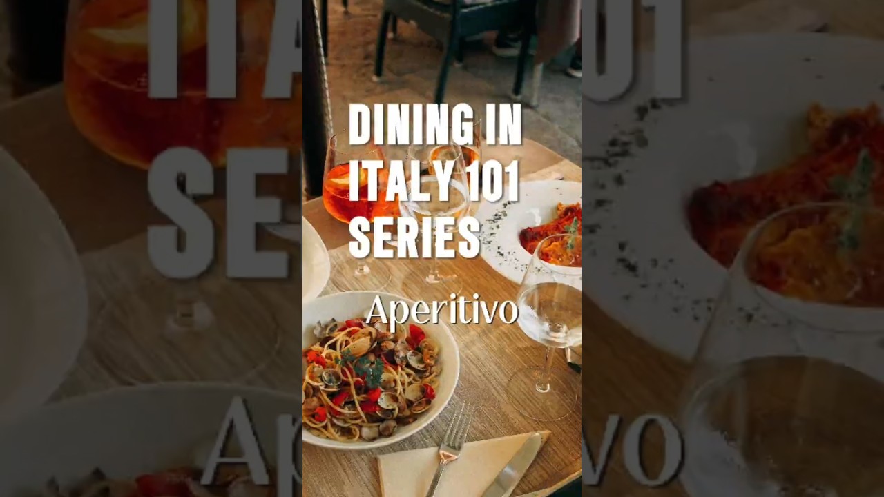 Dining in Italy 101 Series – How to do Aperitivo Dining in Italy 101 Series - How to do Aperitivo