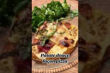 Patate douce façon pizza #recette #bonnecuisine #foodie #cuisine #recettefacile