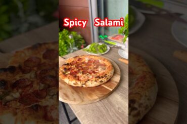 Spicy Salami #pizza #pizzalover #pepperonipizza #pizzarecipes #pizzarecipes #shorts