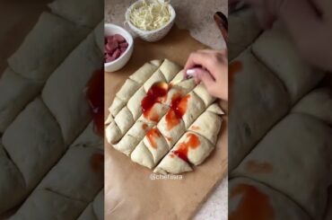 Easy pizza recipe #food #recipe #shorts