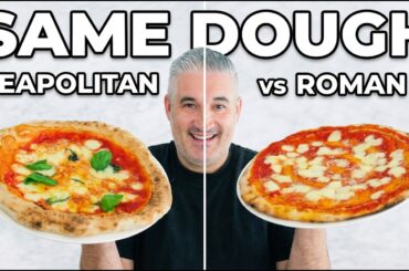 How to Make Neapolitan Pizza and Roman Pizza at Home Using the Same Dough