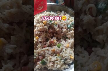 क्रीमीअल्फ्रेडो राइस,italian dish#ytshorts #food #homecuisine #trending #recipe #shortsfeed #cooking