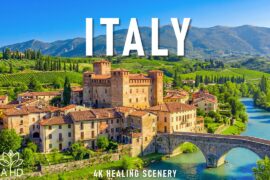 Italy 4K | Heart of the Mediterranean – Citrus Groves, Ancient Temples & Volcanic Shores