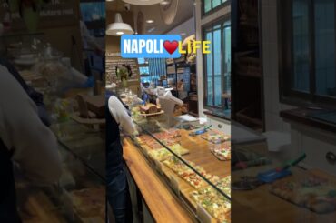 Good living. Food shop in Naples, Campania.