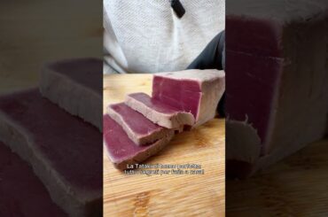 LA TATAKI DI TONNO PERFETTA SI FA NELL'ACQUA CALDA, NON IN PADELLA! #tataki #tonno #pesce #crudo