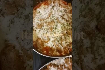 Italian Night #food #dallas #cooking #italyfood #chicken #cheese #marinara